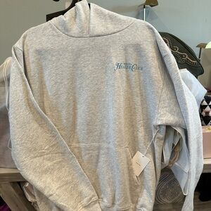 Sporty & Rich Gray Hooded Sweatshirt NWT - Small